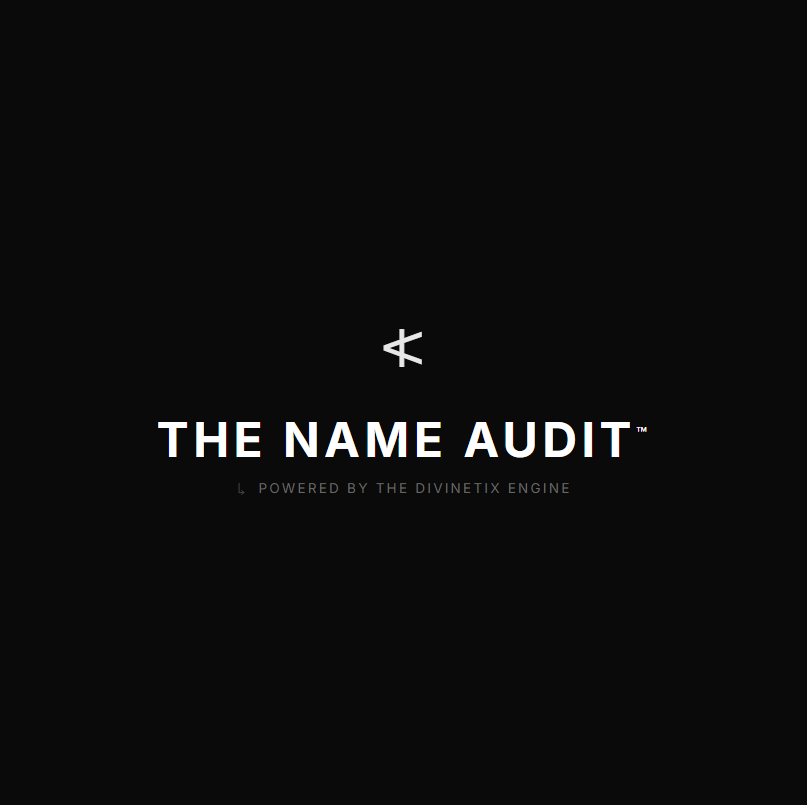 The Name Audit